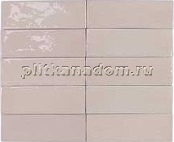 DNA tiles Safi 122107 Pink Розовая Глазурованная Настенная плитка 5,2х16 см
