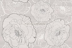 N-ceramica Flower Grey  Декор 20х30 см