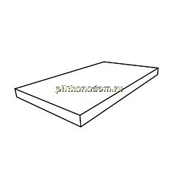 Atlas Concorde Russia Drift Вайт Белая Матовая Ступень Угловая Левая 33x60 см