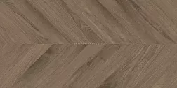 Laparet Wood Latina Brown Chevron Керамогранит коричневый 60х120 матовый карвинг
