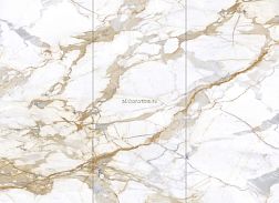 Zodiac Ceramica Calacatta Gold Extra Бежевый Глянцевый Керамогранит 120x260 см