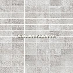 Brennero Concrete Mosaico Rettangoli Grey Nat Мозаика 30х30 см