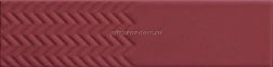 41ZERO42 Biscuit Waves Bordeaux Настенная плитка 5x20 см
