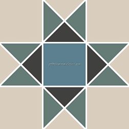 Top Cer Richmond Green Sheet Микс Матовая Мозаика 30x30 см