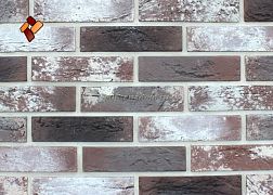 Next Stone Искусственный камень Кирпичная кладка Московский кирпич арт. 16 Микс Матовый 5x19,5 см