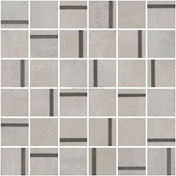 Kerama Marazzi Гварди MM13130 1 Мозаичный Серый светлый Матовый обрезной Декор 30x30 см