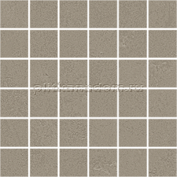 Vives New York Mosaico Gris Коричневая Матовая Мозаика 30x30 см