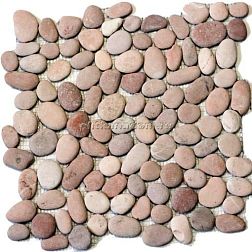 Sekitei Каменная мозаика MS8002 PINK Галька бледно-розовая 30,5х30,5 см