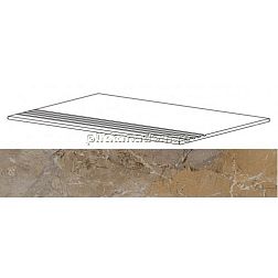 Seranit Breccia Full Lappato Cтупень c насечками 30x120 см