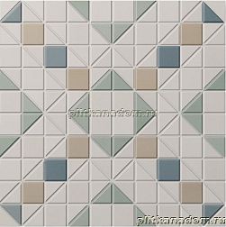 Wow Tesserae Like Marino Микс Матовый Керамогранит 28x28 см