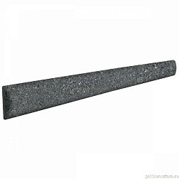 Exagres Milan Remato Recto Marengo Черная Матовая Боковина ступени 3х33