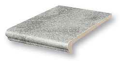 Stroeher Keraplatte Roccia 840 Grigio Ступень - флорентинер 34х29,4 см